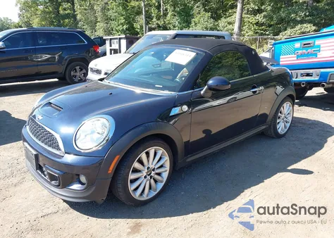 2012 Mini Cooper S z USA, uszkodzony, nr VIN WMWSY3C58CT144261